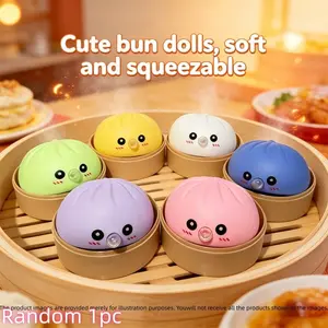Glitter Dumpling Squishy Toy, Colorful Stress Relief Fidgeting Sensory Toy, Soft Slow Rebound, Perfect for Parties, Gifts, Desk Decor