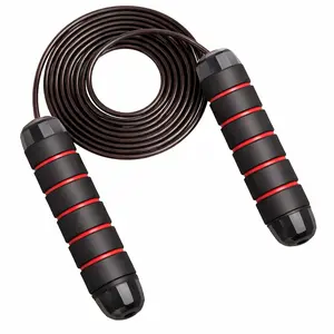 Jump Rope Tangle-Free Speed Jumping Rope with Ball Bearings Adjustable Foam Handles