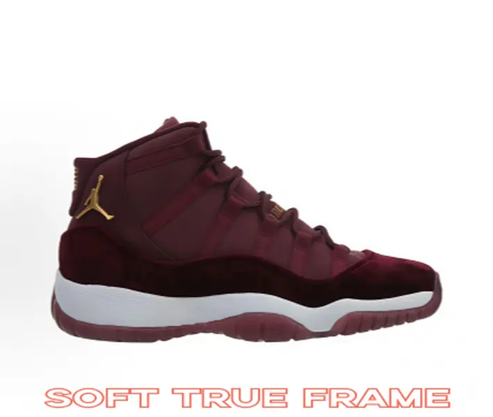 Burgundy High-Top Velvet Basketball Sneakers with White Midsole and Matching Rubber Outsole