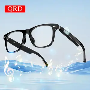 E13 Smart Glasses UV Protection Anti-Blue Light , Bluetooth Glasses Compatible for Men & Women , Black Multifunctional Wireless Sunglass , Wearable Digital Electronic Gadgets