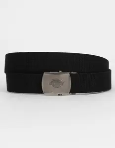 DICKIES Solid Web Belt, Black, ONESZ