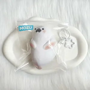 [Classic Squish Texture] taba squishy Snowy Seal , Fidgets Toy for Stress Relief & Fun – Perfect for Party, Birthday, Holiday & Christmas Gifts – Silicone Material [183g]