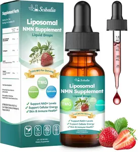 NMN Supplement Liquid Drops,4-in-1 NMN Beta 1000mg w. Quercetin TMG Resveratrol for Anti Aging Energy & Immune Support, NMNH Alternative Liposomal High Absorption for Women Men