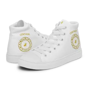 High Top Zodiac Wheel Canvas Shoes