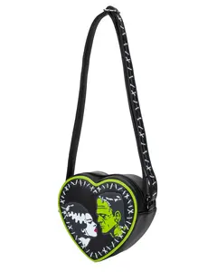 Bride of Frankenstein Stitch Heart Cross Body *Limited Edition*