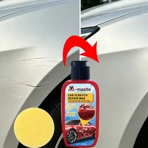 100ml Vehicle Scratch Wax, Auto Paint Repair Polish, Effective for All Scratches Oxidation, Restores Bright Exterior, Suitable for Daily Care