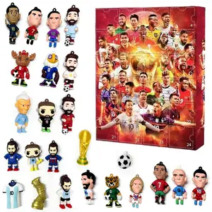 2026Surprise Gift: Premium Football ThemeCollectible Blind Box Dolls & World CupCalendar Set, Ideal Countdown for Soccer Fans