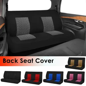 Car Back Seat Covers, Truck Saddle Blanket Bench Seat Cover, Breathable Cloth Car Seat Protectors, Universal Fits Ford/ Chevrolet/ Dodge and Full Size Pickup Trucks