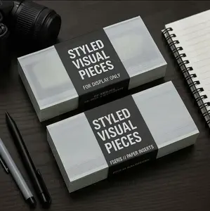 100 Pack - Styled Paper Pieces For Visual Content