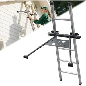 Ladder Stabilizer, Ladder Stabilizer for Roof, Wall Ladder Standoff  Steel, Adjustable  20.4-29.5" Ladder Stabilizer withstands 300 LBS Weight Rating