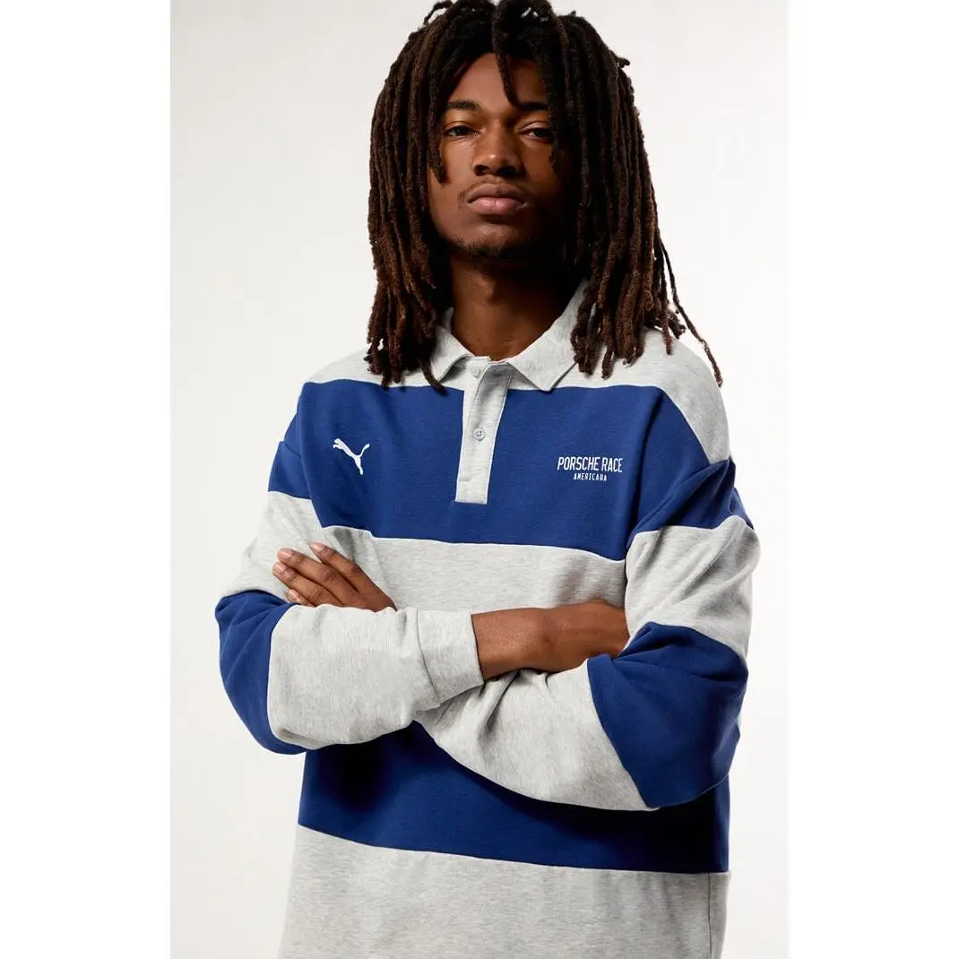 Puma Men's Porsche Race Lifestyle Polo Sweatshirt