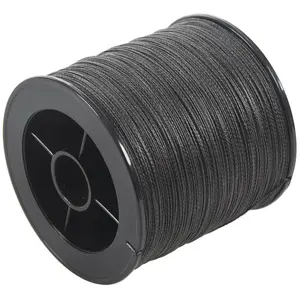 500M 50LB Colorful 4 Strands Multifilament PE Braid Fishing Line (Black)