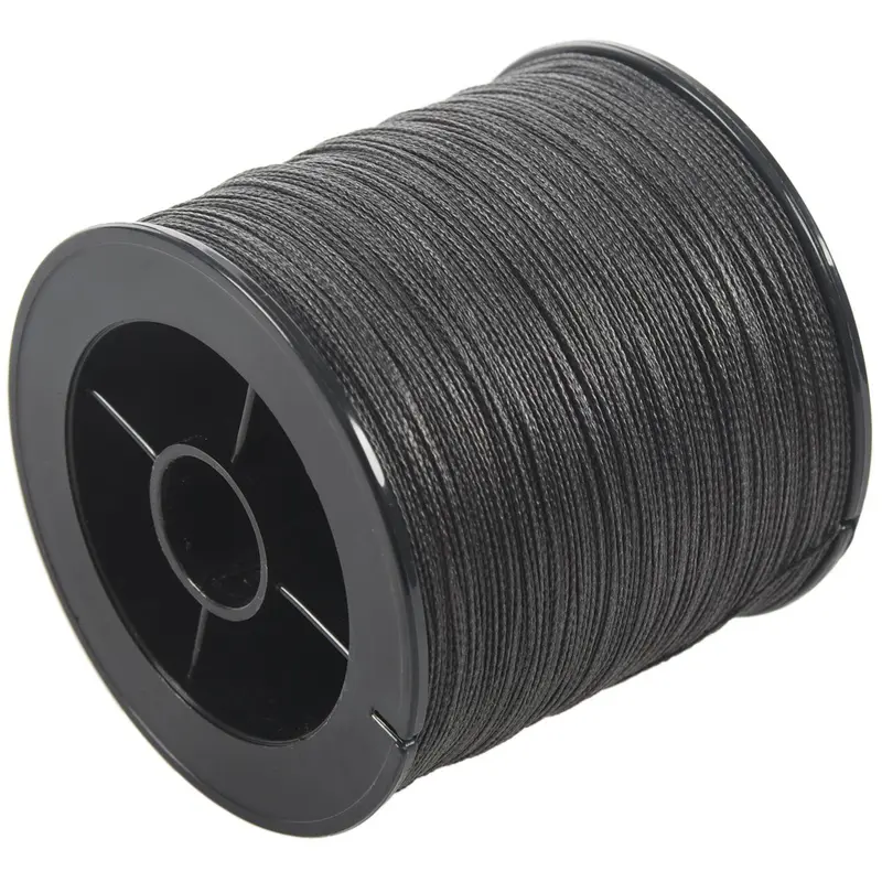 500M 50LB Colorful 4 Strands Multifilament PE Braid Fishing Line (Black)