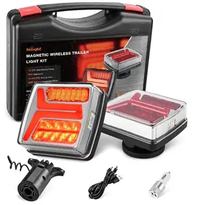 Nilight 58Leds Wireless Tow Tail Light Rechargeable Towing Light Kit (Pair)