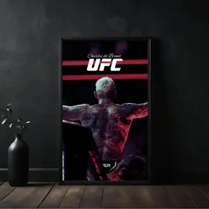 Charles Olivera Matte Poster, UFC Poster, POSTER UNFRAMED Decor, MMA Fan Gift, Fighter Print, Sports Memorabilia