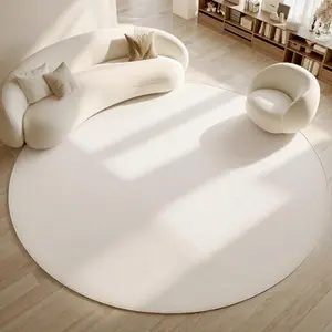 Round rug g Room Bedroom, Soft Comfortable Non-Slip Rug, Easy Clean, Ideal Home Decor Floor Covering