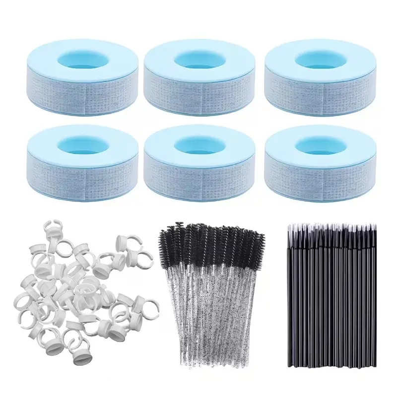 206pcs Eyelash Extension Isolation Tape Set Lash Application Tool Breathable Micro Eyelash Extension
