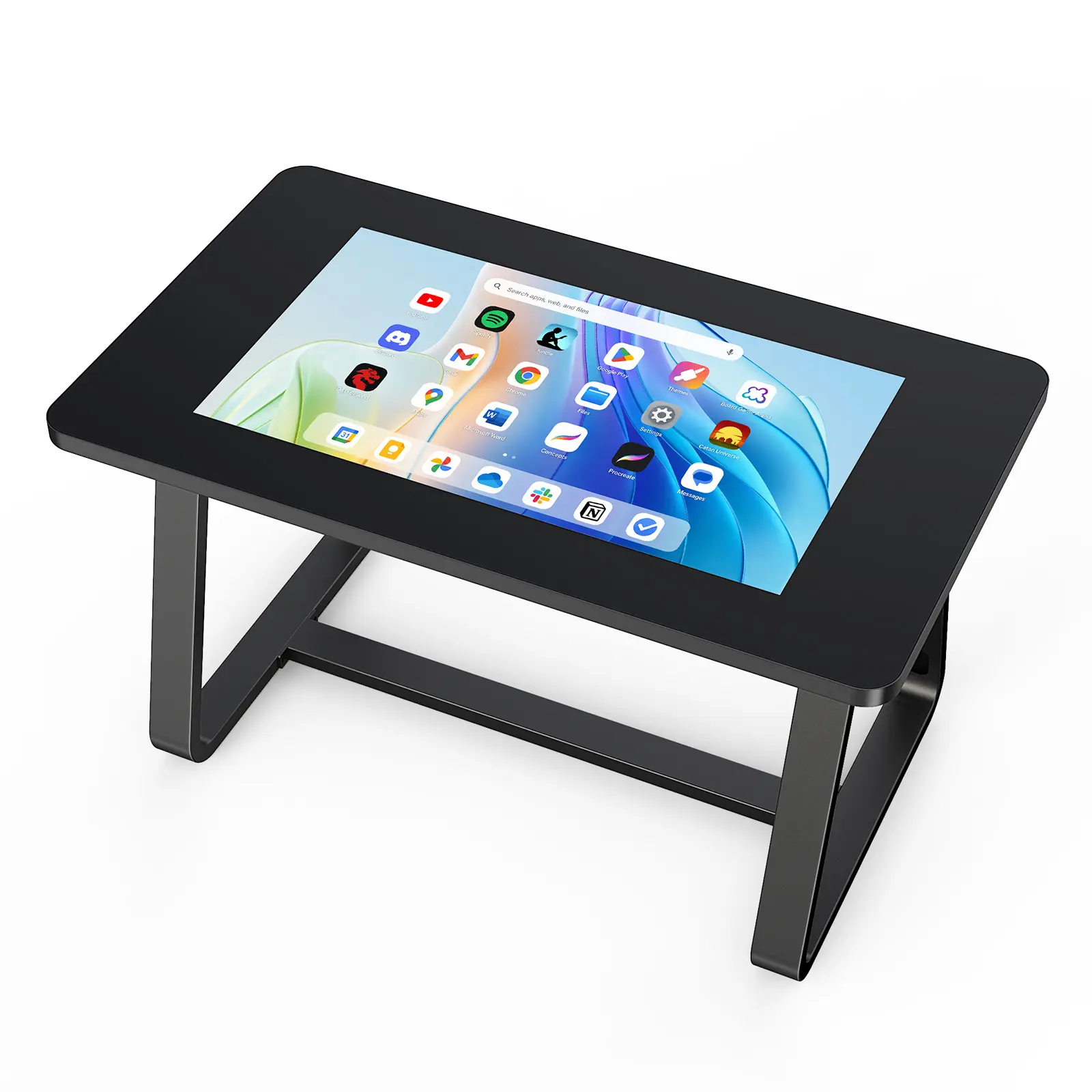 MWE 32 Inch Smart Game & Activity Table, Detachable Touchscreen Display, Android 13 Interactive Table with 8GB RAM + 128GB Storage, Digital Entertainment Table for Family Games, Learning & Indoor Fun