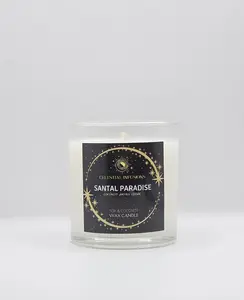 Santal Paradise Scented Candle (8oz)- Aromatherapy