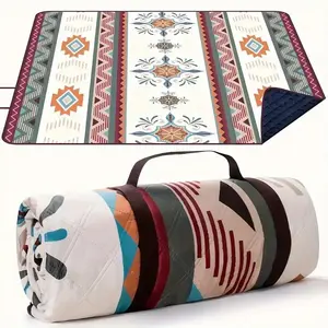Extra Large Picnic Outdoor Blanket, Waterproof Foldable Blanket, Gingham Picnic Mat for Beach, Camping Grass Lawn Park Accessories, Cute Couple Gifts Ideas Wedding Registry