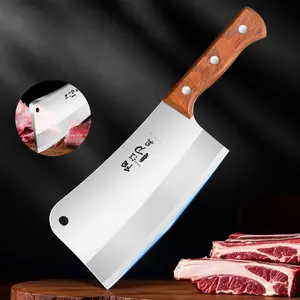 Heavy Chopping Bone Kitchen Knife, Professional Stainless Steel Thicken Meat Cleaver for Home Cooking and Chef Restaurant Use