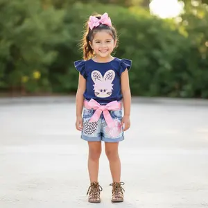 Bunny Bling & Leopard Things Short Outfit