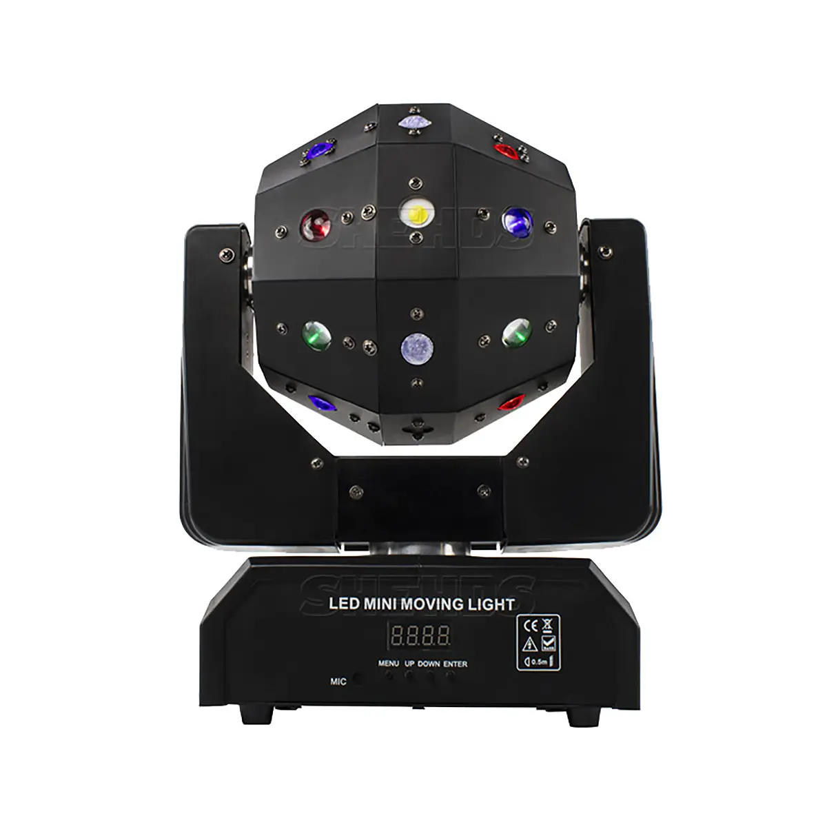 SHEHDS Moving Head Beam Lights 16X3W LED RGBW Beam Effect Stage Light 4pcs Laser Red(2Pcs) Green(2Pcs) Beam Effectr 4Pcsx15W Strobe Effect DMX512 DJ Disco Light for KTV Party Stages Night Club Birthday
