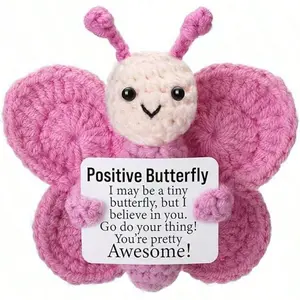 Mini Butterfly Plush Toy, Soft Adorable Stuffed, Multifunctional Gift for All Ages, Christmas Decoration, Car Ornament, Easter, Mother's Day, Special Occasions