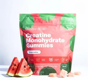 Creatine Gummies for Women & Men — First & Only 5g Creatine + Taurine + Vitamin B12 | Vegan Creatine Gummies | Sugar-Free | Watermelon