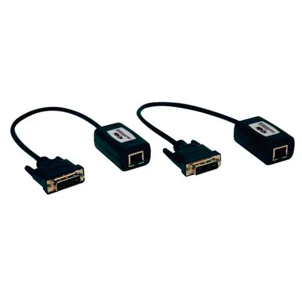 Tripp Lite TRL-B140-101 Local Remote Plug-and-Play DVI Over Cat5 Extender Kit, Including Plug, Cable, Receiver, and Connector Accessories