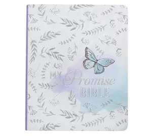 KJV Holy Bible, My Promise Bible, Faux Leather Flexcover w/Bible Tabs, Coloring Stickers, Ribbon Markers, King James Version, Purple Butterfly Floral (KJV Promise Editions) Imitation Leather – September 27, 2017