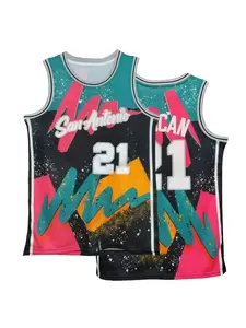 Fashion Basketball Jersey with Embroidered Numbers, Stylish Sports Wear, Sports Top, Perfect for Players, Durable and Comfortable Design, Embroidered Basketball Jerseys