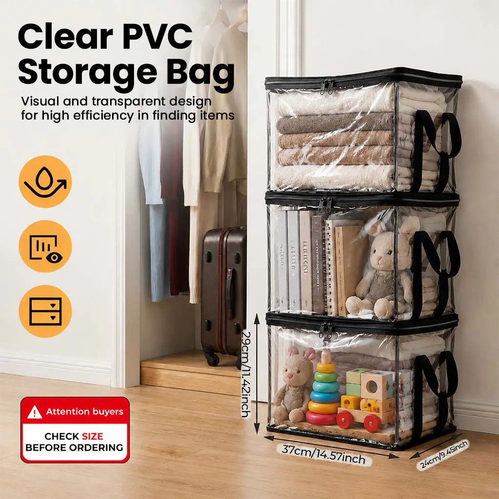 【TikTokShopBackToSchool】1/2/4-Pack Under Bed Storage Containers, Dust-Proof Durable Fabric Bags, Space-Saving Home Organizers for Dorm Essentials & Moving Storage
