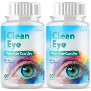 (2 Pack) Clean Eye Advanced Support For Healthy Eye Vision CleanEye 120 Capsules