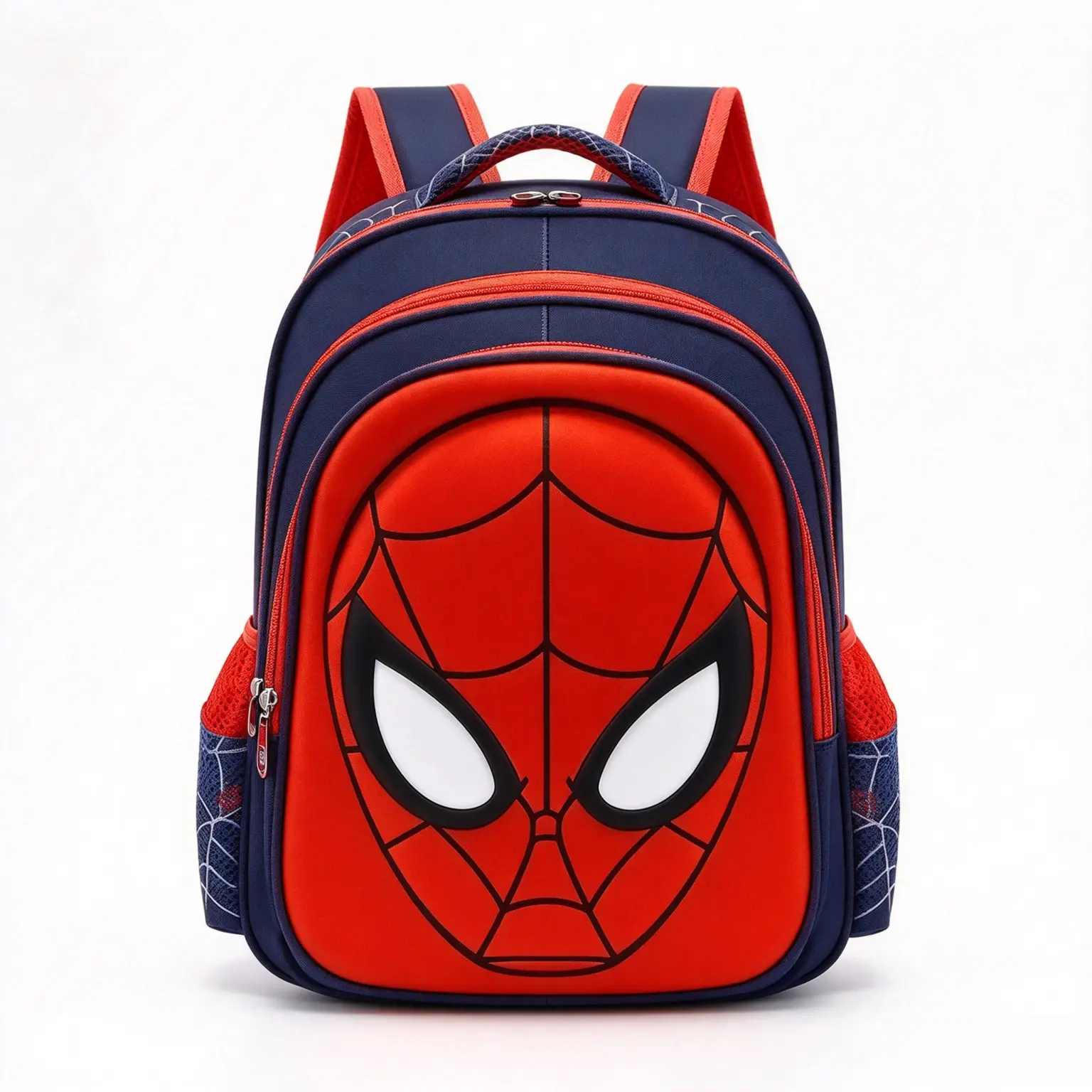 Dark Blue Large Spider-Man Backpack, Lightweight Marvel School Bookbag for Boys, Large Capacity Daypack for School Travel