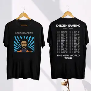 2024 Childish Gambino The New World Tour T-Shirt, Childish Gambino Graphic Shirt, Childish Gambino Fan Gift, Childish Gambino Concert Merch