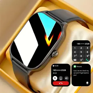 Smart Classic Watch Wireless Calling & Dialing Health Tracker Voice Assistant Music Control Unisex 2.01 Inch Screen Android iOS Compatible