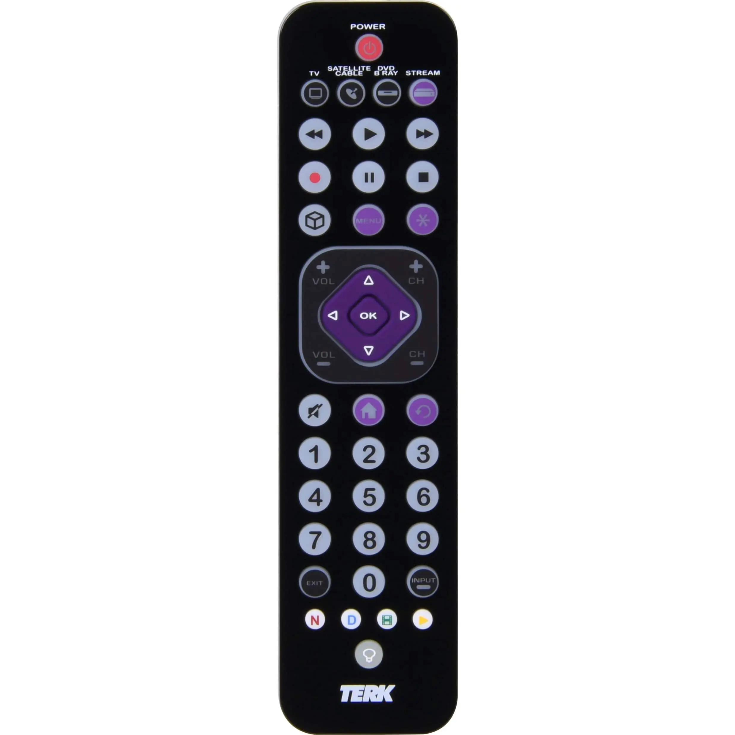Rechargeable 4-Device Backlit Universal Remote