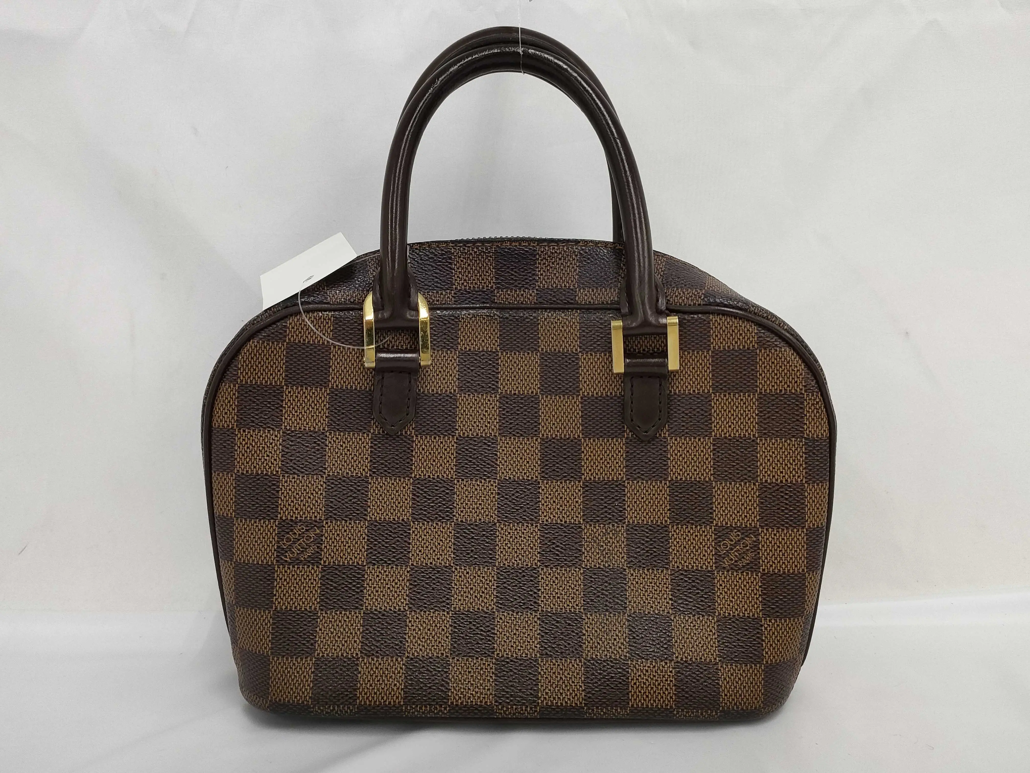 Pre-owned Louis Vuitton PVC Shoulder Bags Damier N51286 Sarria Mini Tote Bag