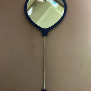 Heart Mirror with Embellishments and Decorative Elements