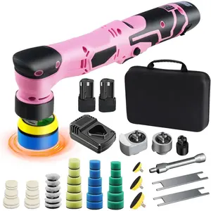 Cordless Mini  Polisher, 1 Inch 3 Inch  Action & Rotary Polishing Machine for  Detailing, Waxing, Polishing, Scratch Removing