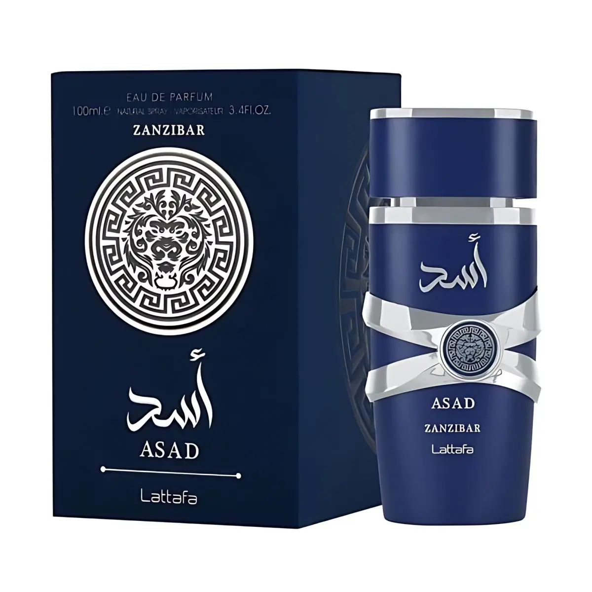 Lattafa Asad Zanzibar for Unisex Eau de Parfum Spray, 3.4 Ounce Lattafa Asad Zanzibar for Unisex Eau de Parfum Spray, 3.4 Ounce