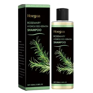 Rosemary Shampoo 100ml, Natural Thickening and Regenerating Formula, for Daily Cleansing of The Scalp and Moisturizing of Hair Strands.