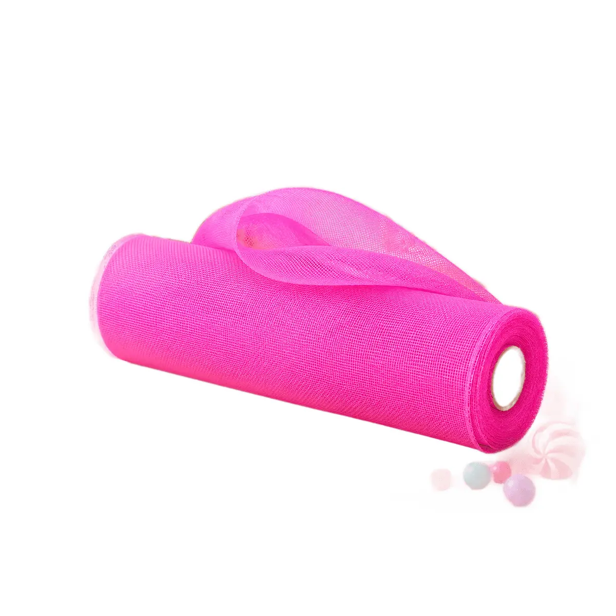 10.25" x 10yd Fine Weave Mesh in Hot Pink