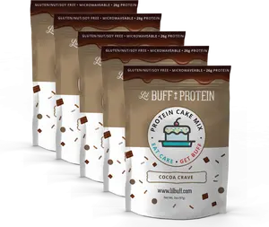 5- Pack Cocoa Crave Protein Cake Mix
