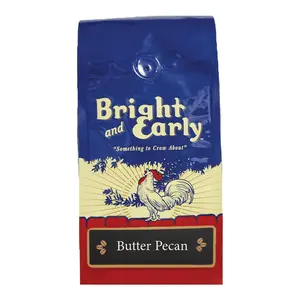 Bright and Early Butter Pecan Coffee - Smooth Decadent Flavor with Roasted Brown Sugar Pecans & Creamy Vanilla Bean - 1 Pack