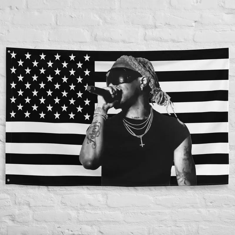 Destroy Lonely Opium American Flag Limited Edition Tapestry by Filthy Prints, Home Wall Decor