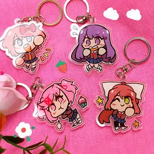 DDLC doki literature club acrylic keychain