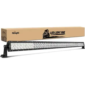 Nilight LED Light Bar 52Inch 300W Spot Flood Combo LED Driving Lamp Off Road Lights LED Work Light for Trucks Boat Jeep Lamp
