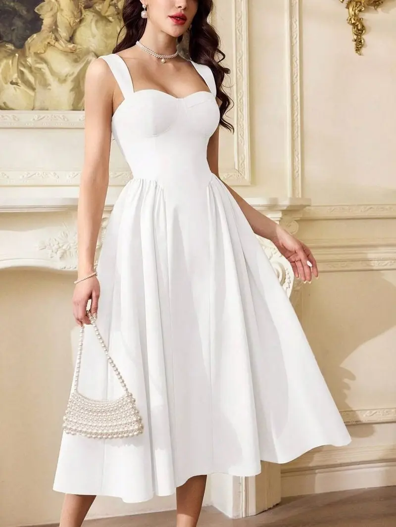 white tea party dress - TikTok Shop white tea party dress - TikTok Shop